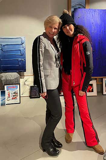 PR Managerin Annette Zierer Janine White @ Baodt Art Kunst Pop Up Event Kitzbühel